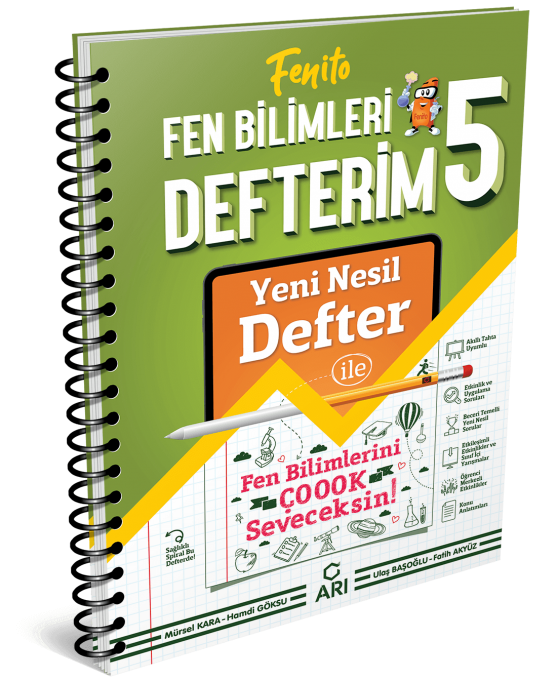 Arı Yayınları 5. Sınıf Fenito Fen Bilimleri Defterim