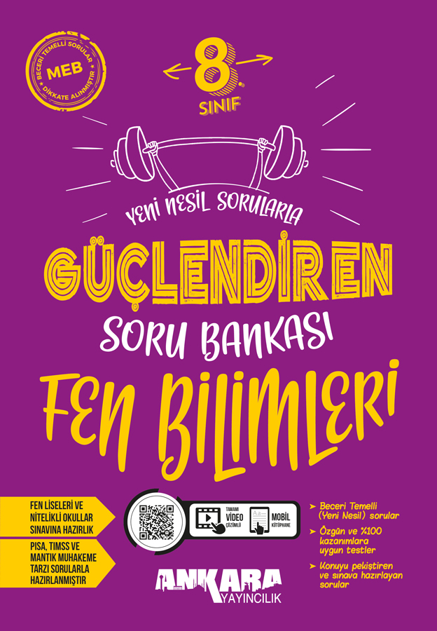 Ankara Yayıncılık 8. Sınıf Fen Bilimleri Güçlendiren Soru Bankası