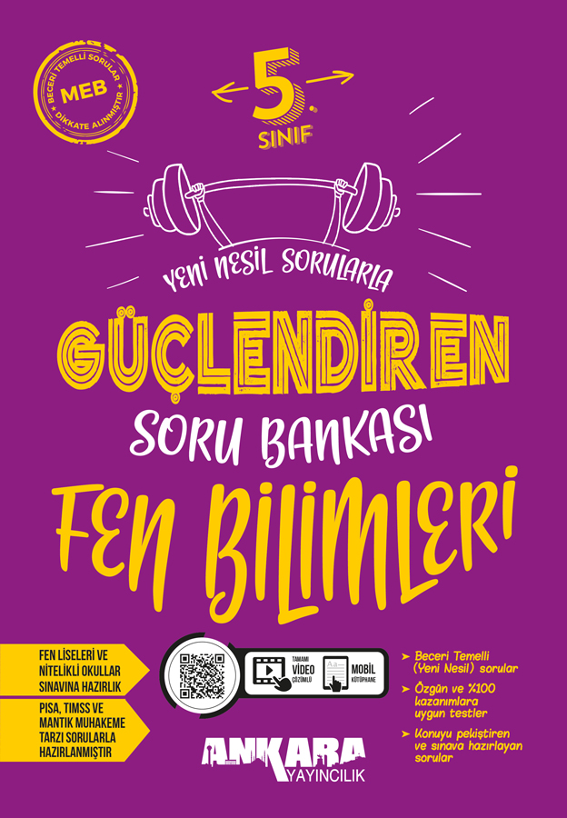 Ankara Yayıncılık 5. Sınıf Fen Bilimleri Güçlendiren Soru Bankası