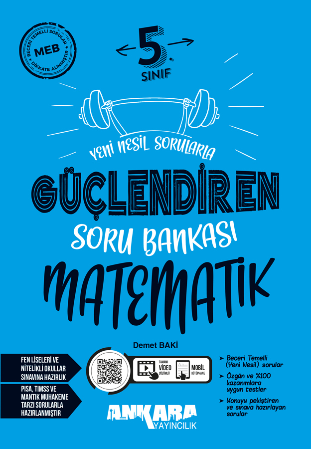 Ankara Yayıncılık 5. Sınıf Matematik Güçlendiren Soru Bankası